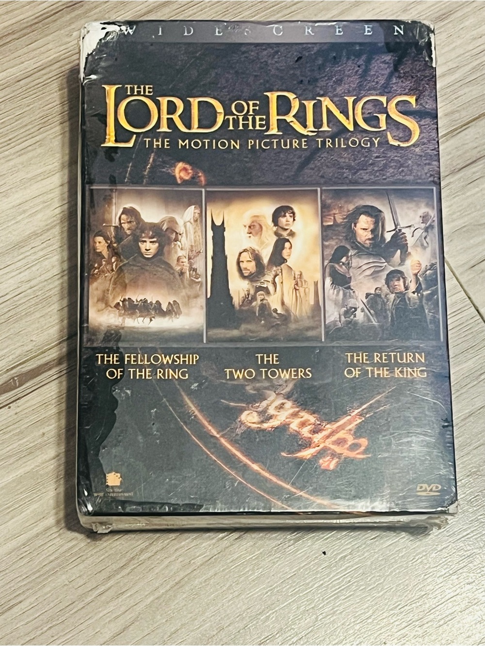 The Lord of the Rings Motion Picture Trilogy DVD - Black/Gold Cover